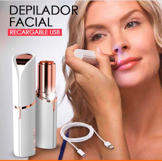 DEPILADOR FACIAL RECARGABLE USB